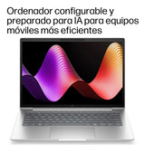 Hp Elitebook 6 G2i Notebook Ai Ai Pc Diseño De Bisagra En 177 Grados Intel Core 7 350 / Hasta 4.8 Ghz Win 11 Pro Intel Graphics 32 Gb Ram 512 Gb Ssd Nvme 14" Ips 1920 X 1200 Gigabit Ethernet Wi-Fi 7 Bluetooth 6.0 Nfc Aluminio Pik