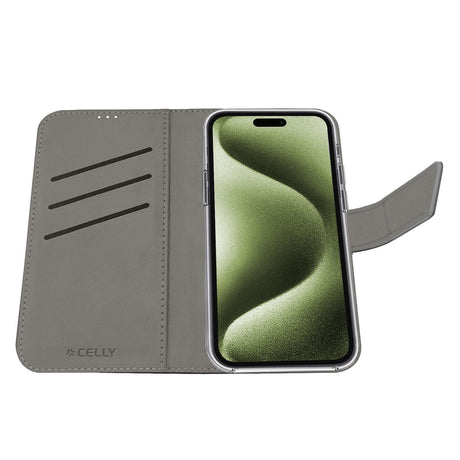 EAN 8021735223146 - Celly WALLY funda para teléfono móvil 16 cm (6.3") Funda cartera Negro imagen 4