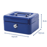 Geldkassette Tamaño 1 Azul