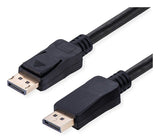 Value Displayport Cable, V2.1, 10k, Dp St - St, Schwarz, 2 M