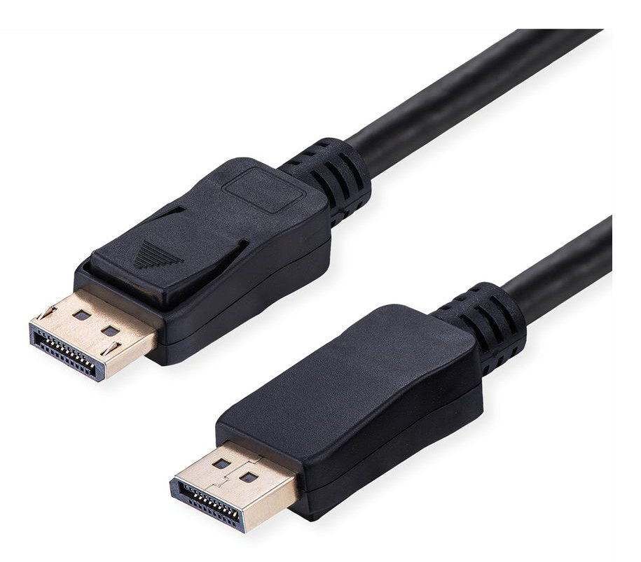 Value Displayport Cable, V2.1, 10k, Dp St - St, Schwarz, 5 M