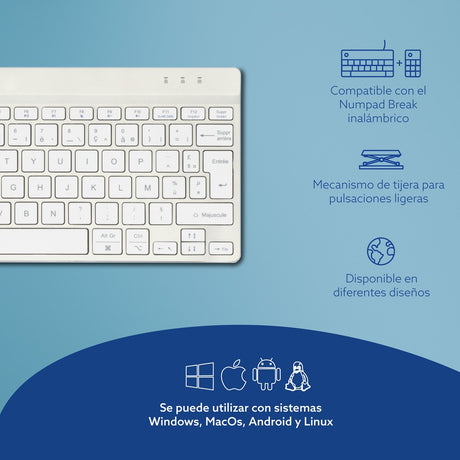 EAN 8719274492047 - R-Go Tools RGOCOFRWLWH teclado Oficina Francés imagen 14