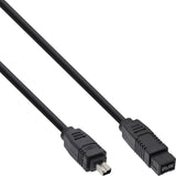 Inline Firewire 400 A 800 1394b Cable De 4 A 9 Pines Macho 1,8 M