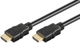 Cable Hdmi A-A  1 Metros Negro 4k 60hz  Resolución Máx. Hdtv: 3840 X 2160 Píxeles, 60 Hz