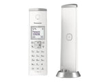 Teléfono Panasonic Kx-Tgk212sp Dect Identificador De Llamadas Plata, Blanco