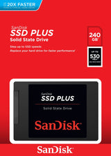 Sandisk Plus 240 Gb 2.5" Serial Ata Iii Slc - Sdssda-240g-G26