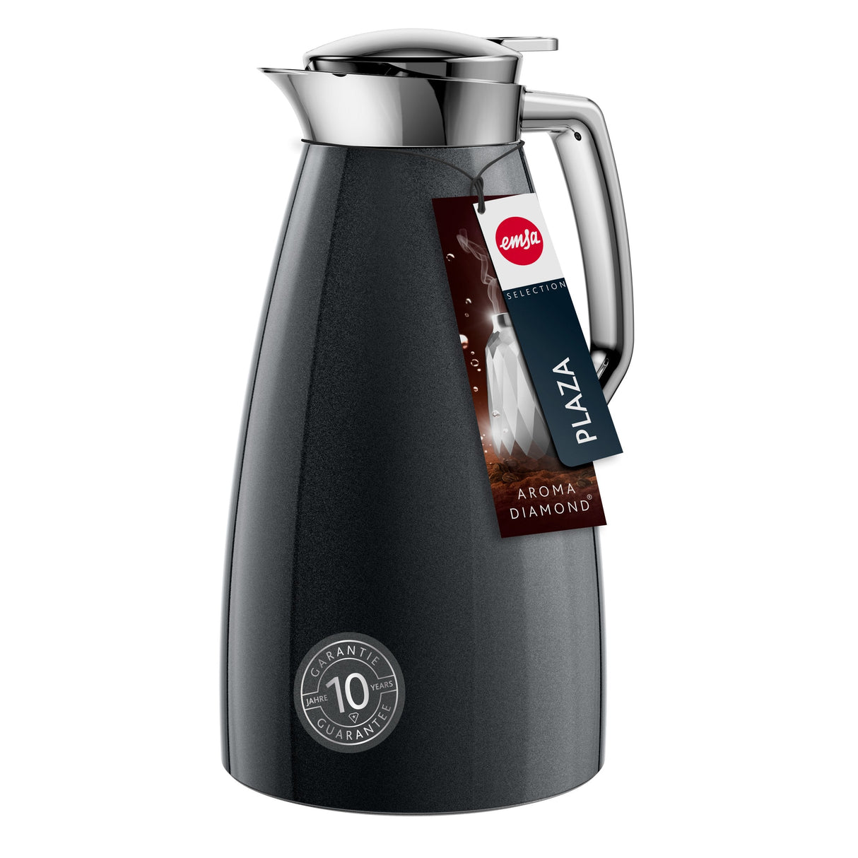 Emsa 514188 Isolierkanne, 1 Liter, Aroma Diamond, Quick Tip Verschluss,