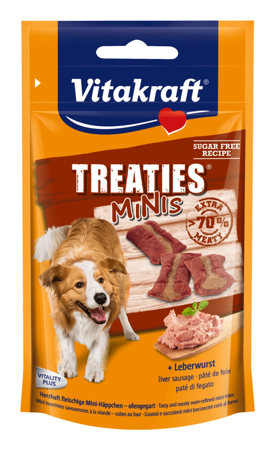 Golosina Para Perros Vitakraft Treaties Minis With Liver  48 G