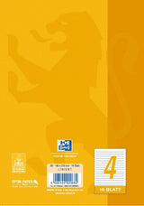 Oxford Cuaderno Escolar Rayado Din A5 16 Hojas