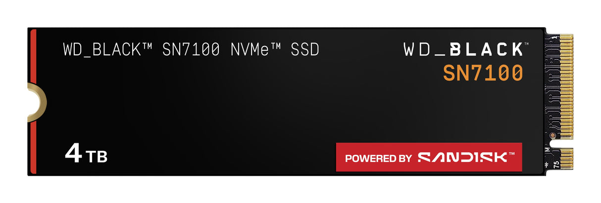 EAN 0718037902982 - SanDisk Black WD_BLACK SN7100 NVMe 4 TB M.2 PCI Express 4.0 3D TLC NAND imagen 1
