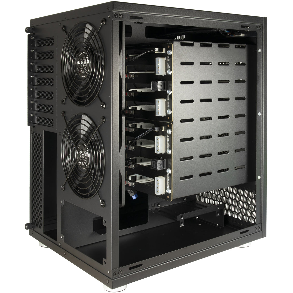 EAN 4260455648875 - Inter-Tech NAS-8 Caja de disco duro (HDD) Negro 2.5/3.5" imagen 6