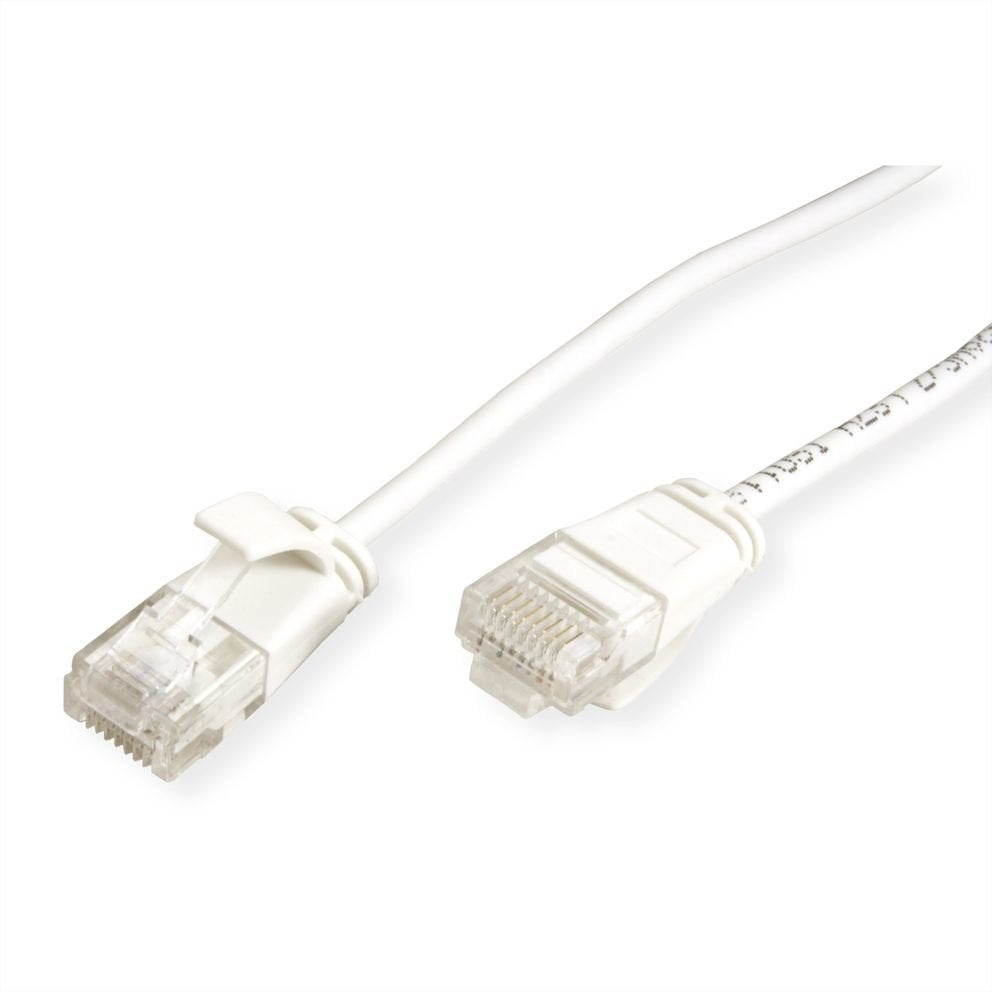 Roline Verde Utp Cable De Red Cat.6a (Class Ea), Lsoh, Slim, Wei, 0,5 M