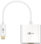Goobay Usb-C/Hdmi Adaptador Gráfico Usb Blanco