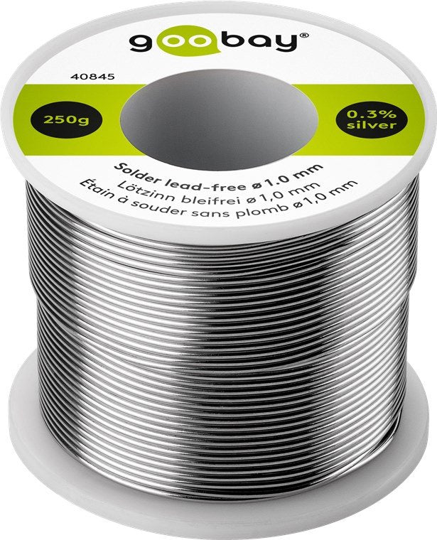Carrete De Estaño 1mm 250gr Sin Plomo Goobay