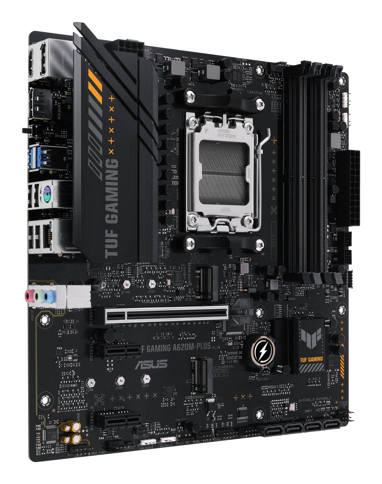 Placa Base Asus Tuf Gaming A620m-Plus Amd,Am5,Ddr5,Matx