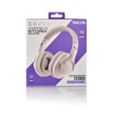Auriculares Inalámbricos Ngs Artica Storm Con Micrófono Bluetooth Blancos