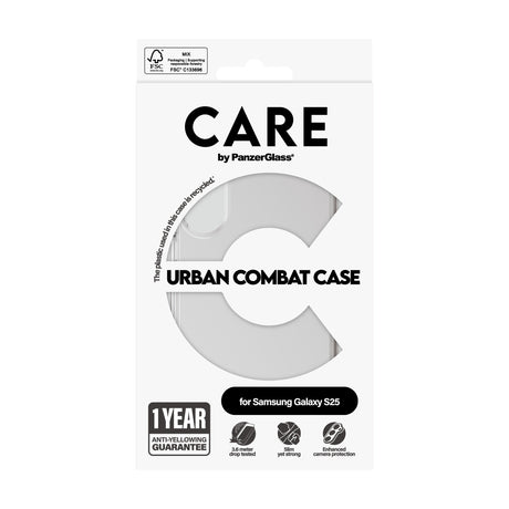 EAN 5715685016899 - PanzerGlass CARE™ by ® Urban Combat Case Transparent Samsung Galaxy S25 funda para teléfono móvil Transpa imagen 3