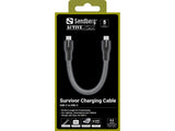 Survivor Usb-C Cable 0.2m 100w Survivor Usb-C Cable 0.2m 100w