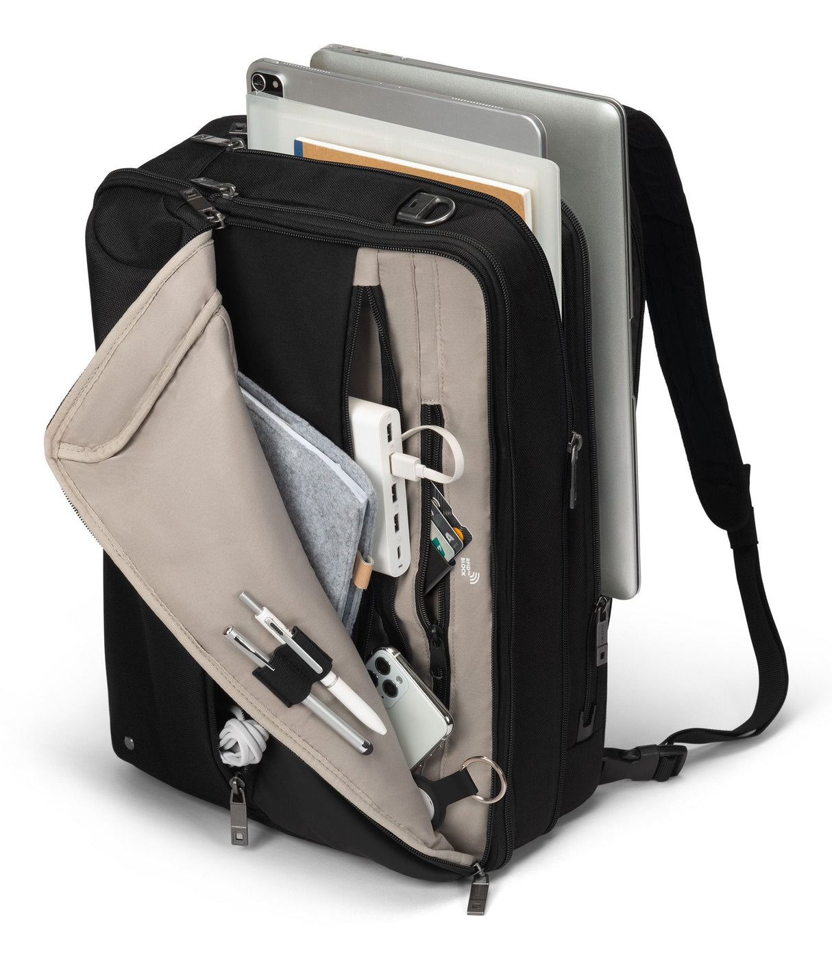 Dicota Top Traveller Dual Five 14-16 Negro