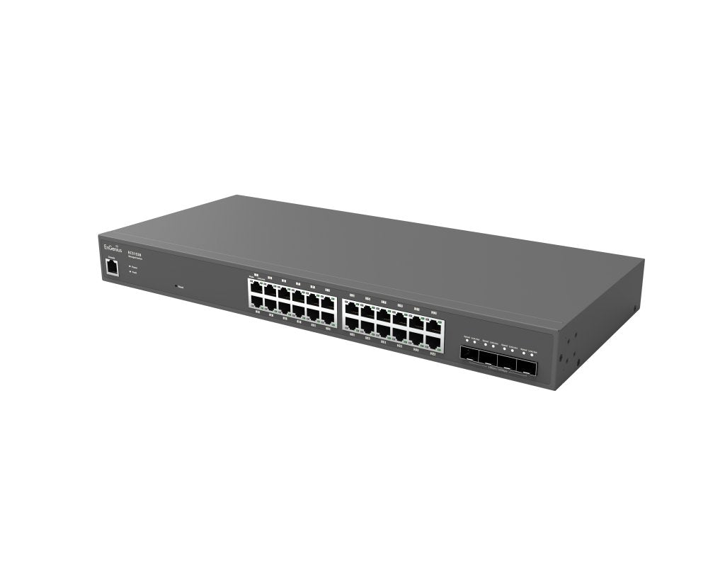 Engenius Ecs1528 Switch Gestionado L2+ Gigabit Ethernet (10/100/1000) Negro