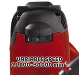 Fresadora Einhell Te-Ro 1255 E (Rojo/Negro, 1200 Vatios) 4350490