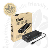 Club3d Usb-7-In1-Hub Usb-C > 2xhdmi/2xusb/Rj45/Usb-C 100w Retail