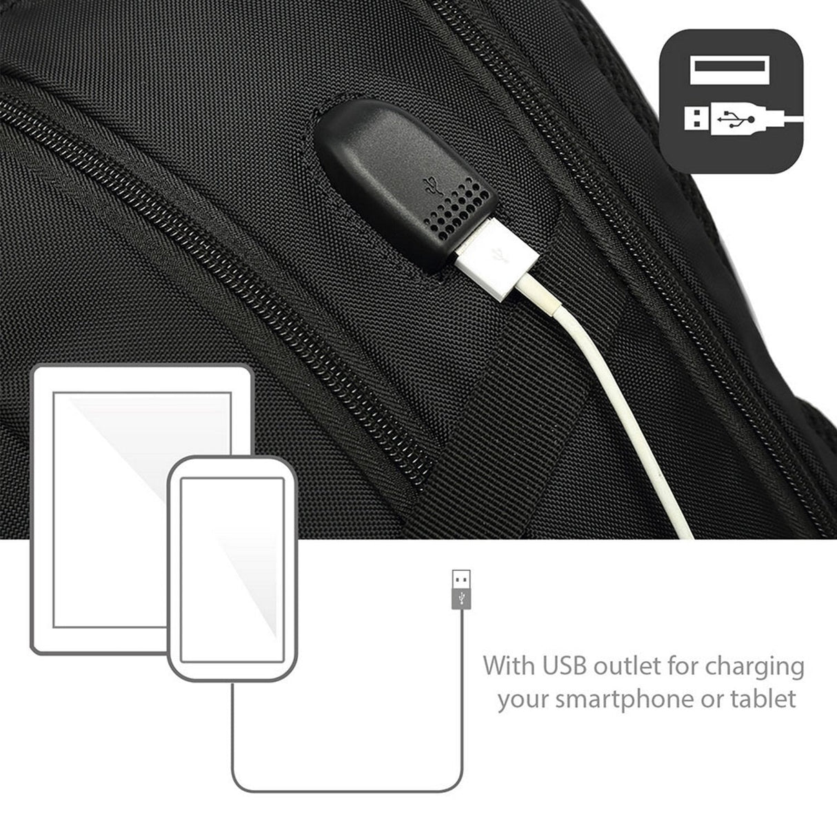 Ewent Mochila Portatil Hasta 15,6" Mochila Para Portátil De 15,6 Pulgadas Con Salida Usb