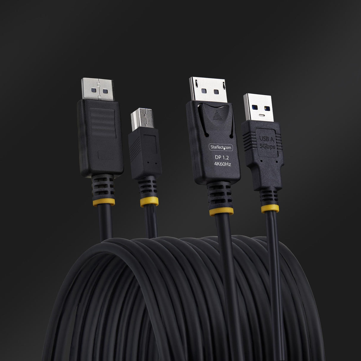 EAN 0065030912839 - StarTech.com DU12210-KVM-CABLE cable para video, teclado y ratón (kvm) Negro 3,1 m imagen 5