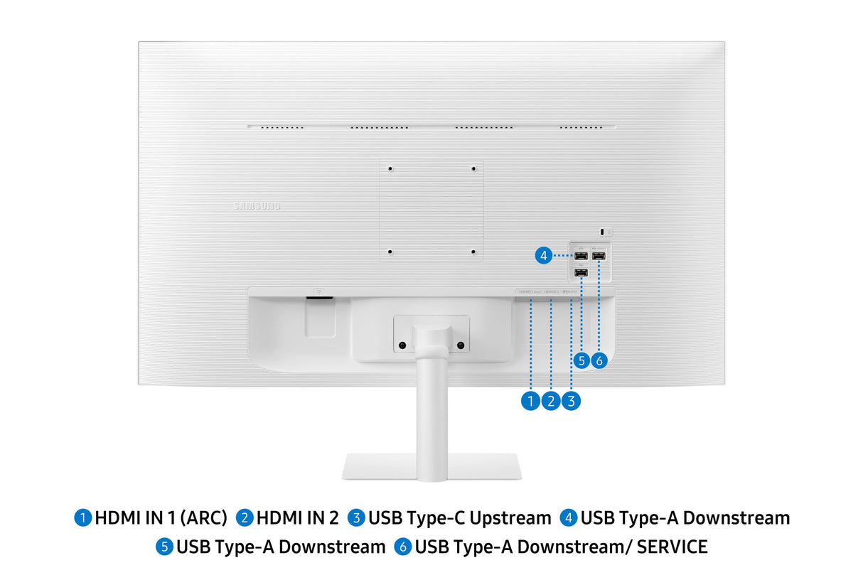 Samsung M7 M70f Pantalla Para Pc 81,3 Cm (32") 3840 X 2160 Pixeles 4k Ultra Hd Led Blanco