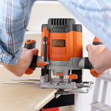 EAN 5035048658284 - Black & Decker KW1200E-QS fresadora y desbastadora Negro, Naranja 28000 RPM 1200 W imagen 6