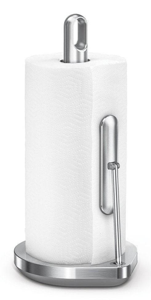 Simplehuman Küchenrollenhalter, Wandhalterung, Gebürsteter Edelstahl