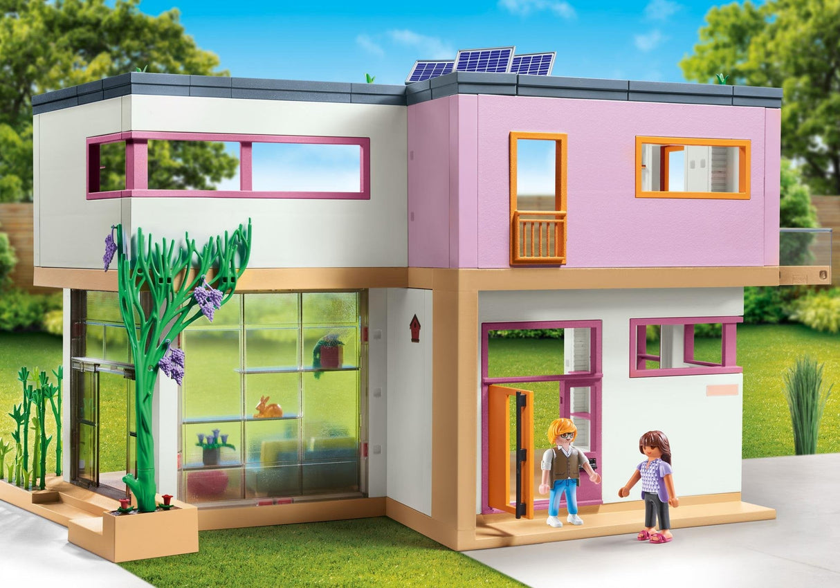 Playmobil 71607 My Life Casa Con Jardín De Invierno, Juguete De Construcción 71607