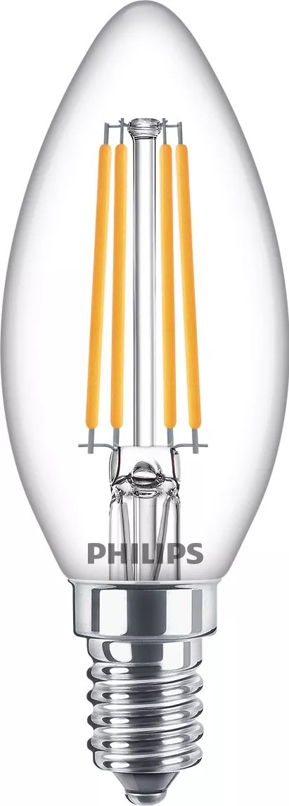 Signify Philips Led - Lámpara Led - Form: Kerze - E14 - 6.5 W (Equivalente 60 W)