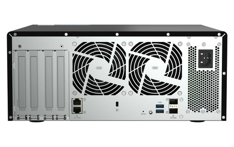 EAN 4711103080528 - QNAP TS-h1290FX NAS Torre EPYC 7302P 128 GB DDR4 0 TB QuTS hero Negro imagen 6