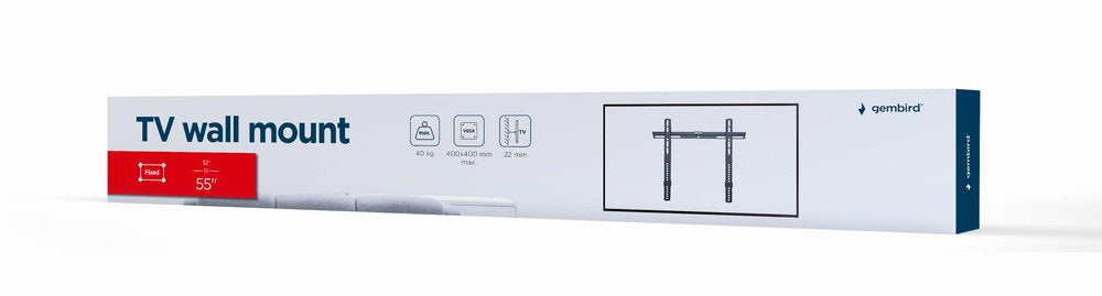 EAN 8716309127929 - Gembird WM-55F-03 soporte para TV 139,7 cm (55") Negro imagen 7