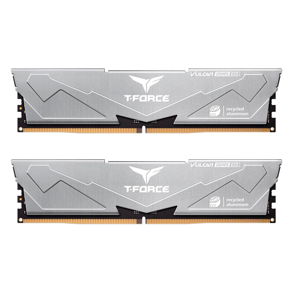 Team Group Memoria 32 Gb Ddr5 6000 (2x 16 Gb) Kit Dual, Ram Gris, Flesd532g6000hc30dc01, Vulcan Eco, Intel Xmp, Amd Expo Flesd532g6000hc30dc01