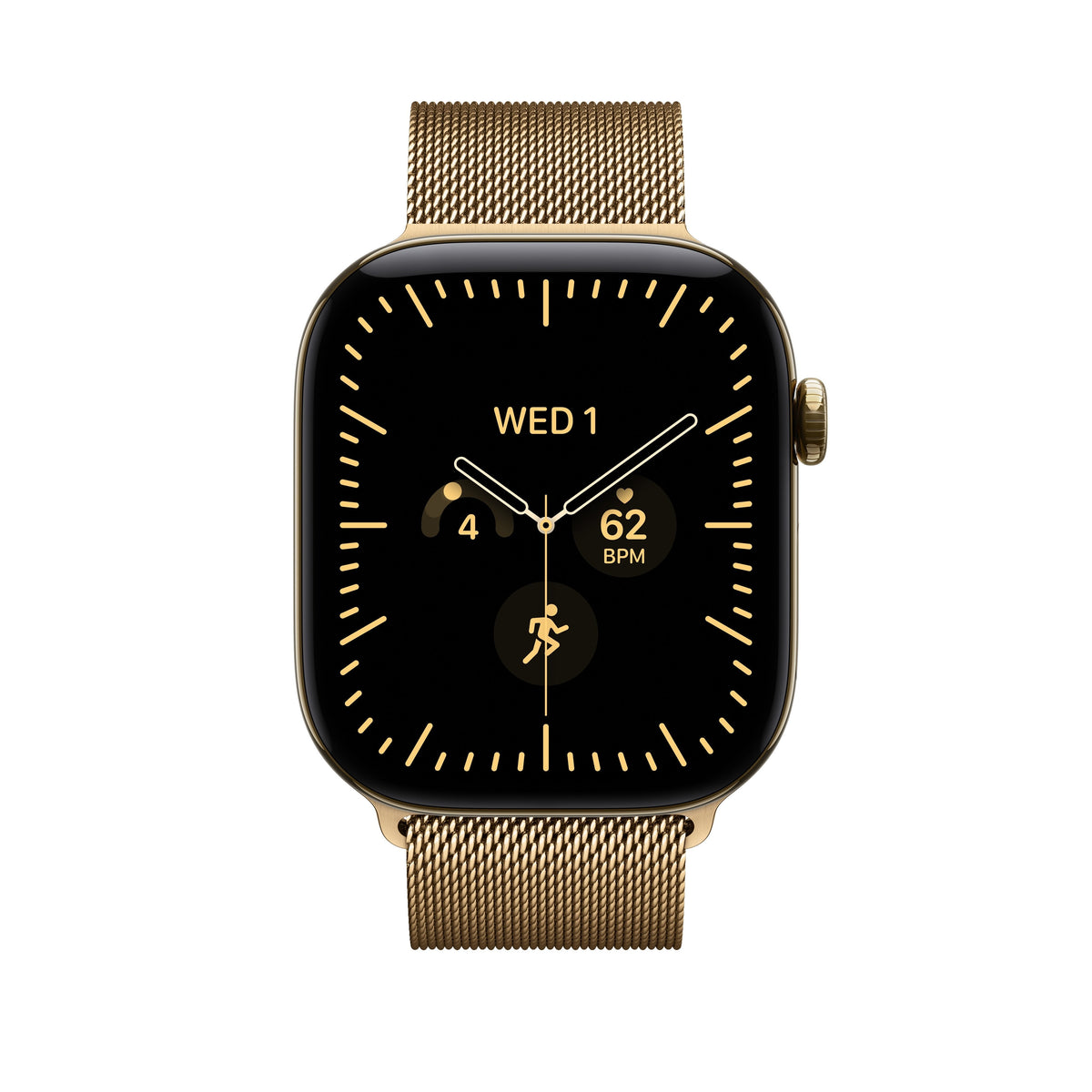 46mm Radiant Gold Milanese