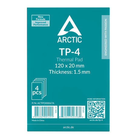 EAN 4895265001291 - ARCTIC TP-4 compuesto disipador de calor Parche térmico imagen 2