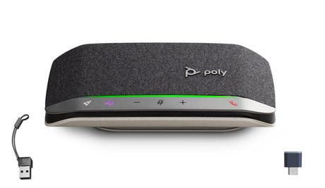 EAN 0198990677187 - HP Poly Sync 20+M Speakerphone USB-C/A Adapter altavoz PC Negro imagen 1