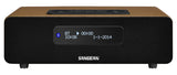 Sangean Ddr-36 Bt Brown Radio Con Sintonización Digital De Sobremesa Dab+ Fm-Rds Bluetooth Entrada Auxiliar
