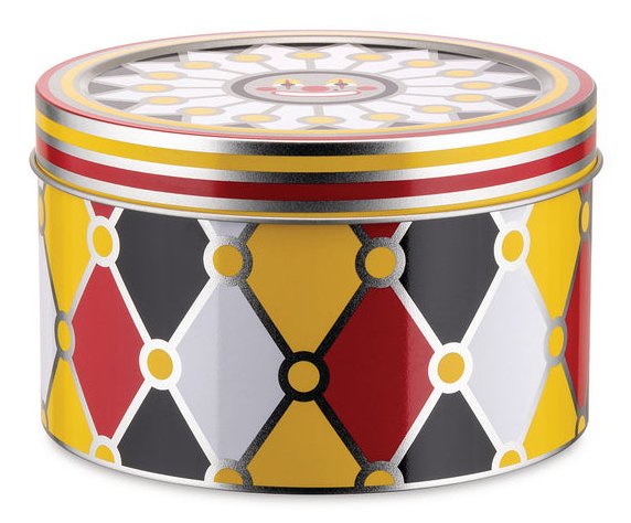 Alessi Mw31s3 Stapelbare Aufbewahrungsbox Aus Blancoblech Con Dekor, 3 Tlg