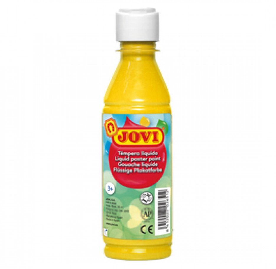 Jovi Témpera Líquida Botella De 250ml Amarillo