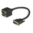 EAN 0065030825870 - StarTech.com DVISPL1DD cable DVI 0,3 m 2 x DVI-D Negro imagen 1