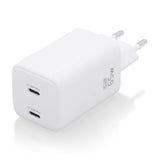 Aisens Cargador Gan 65w, 2xusb-C Pd3.0 Qc4.0, Blanco