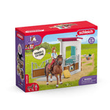 Figura Caja De Caballos Schleich Horse Club Con Hannah & Cayenne