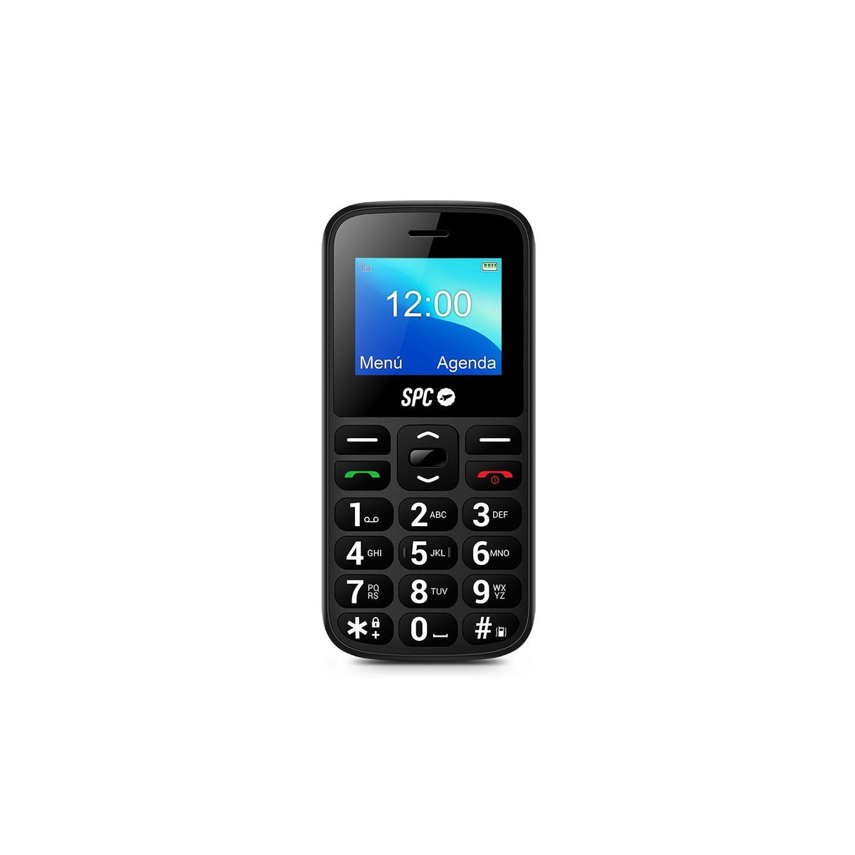 Teléfono Móvil Spc Fortune 2 4g Para Personas Mayores Negro