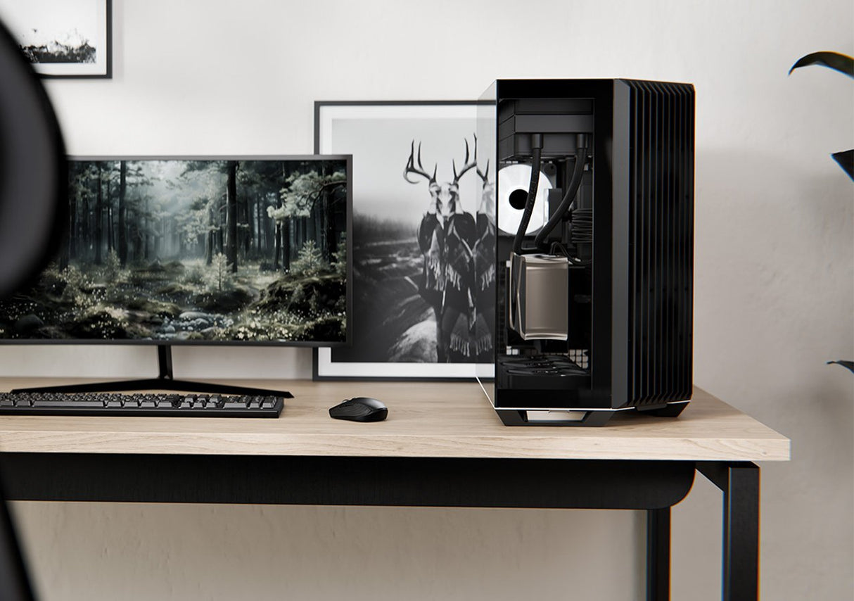 EAN 4711099479528 - APNX V1-BK-v1 Midi Tower Negro imagen 2