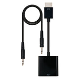 EAN 8433281006904 - Nanocable 10.16.2001-BK adaptador de cable de vídeo 0,1 m imagen 1