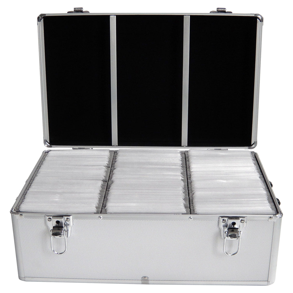 Mediarange Box77 Funda Para Discos Ópticos Maleta Rígida 500 Discos Plata