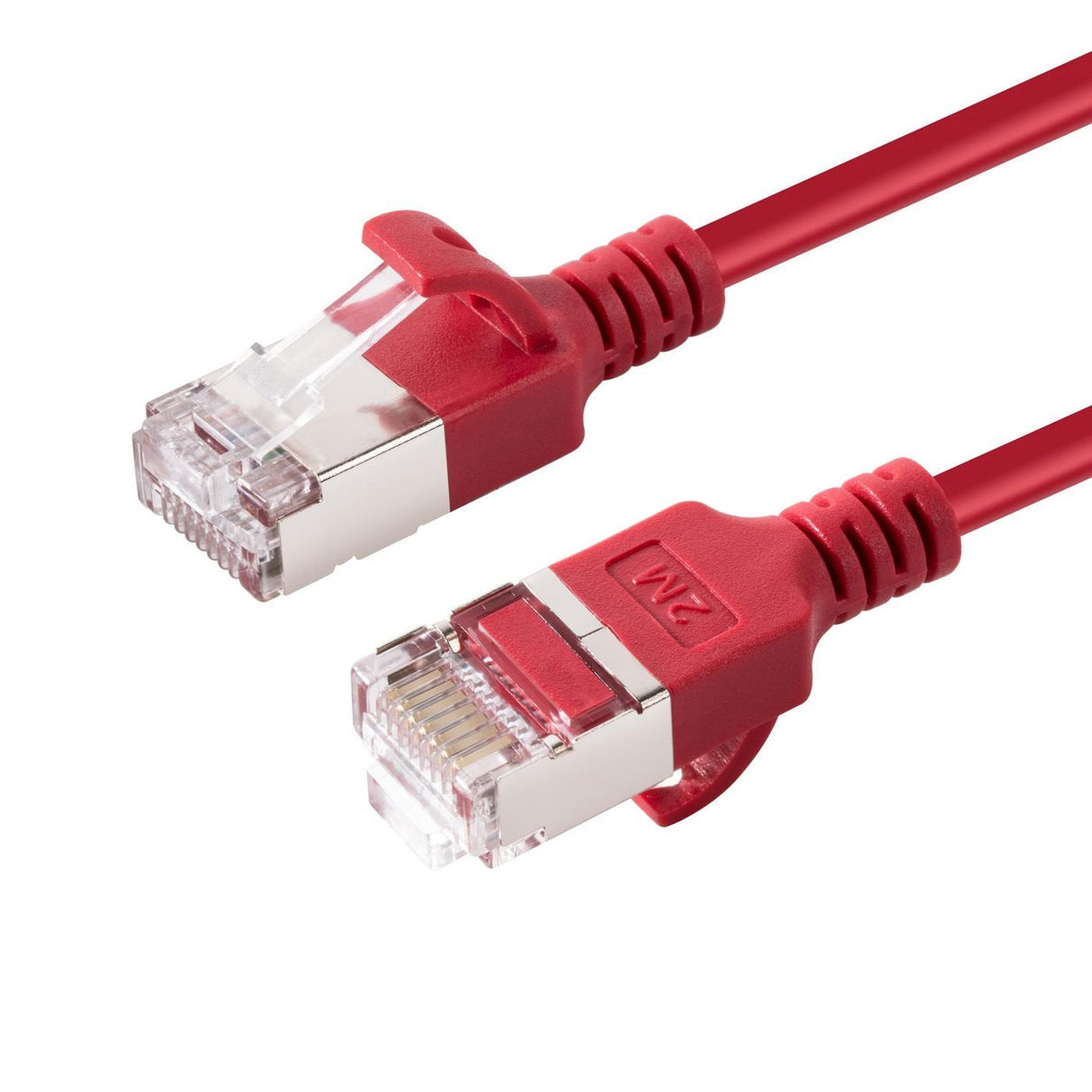 Cat6a U-Ftp Slim, Lszh, 0.15m  Network Cable, Red